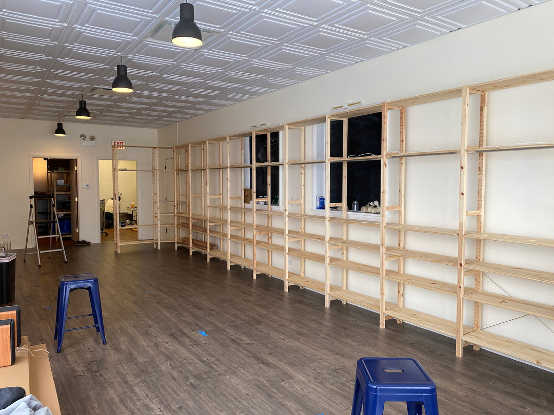 Timelapse of the renovation