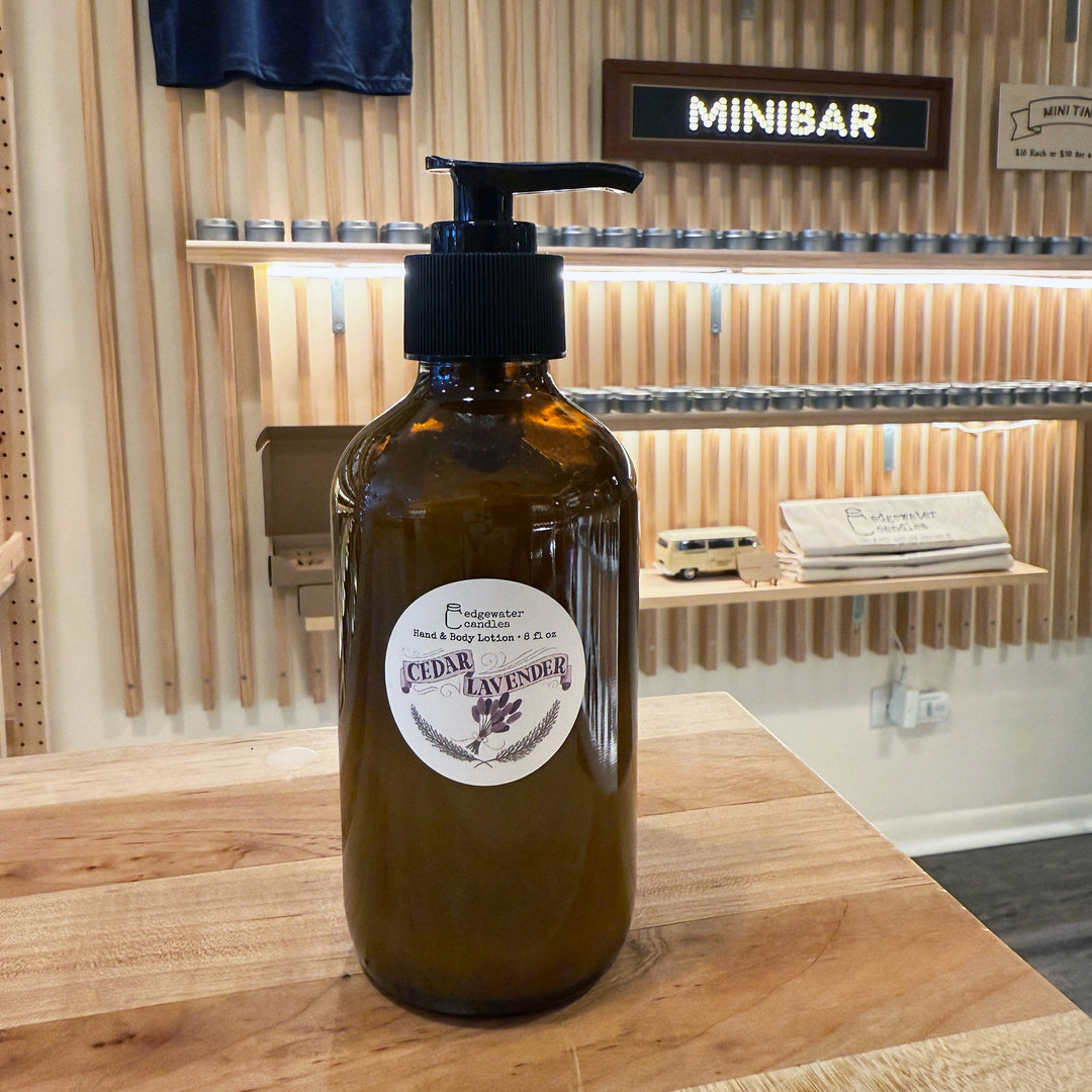 Hand & Body Lotion - Cedar Lavender - 8oz