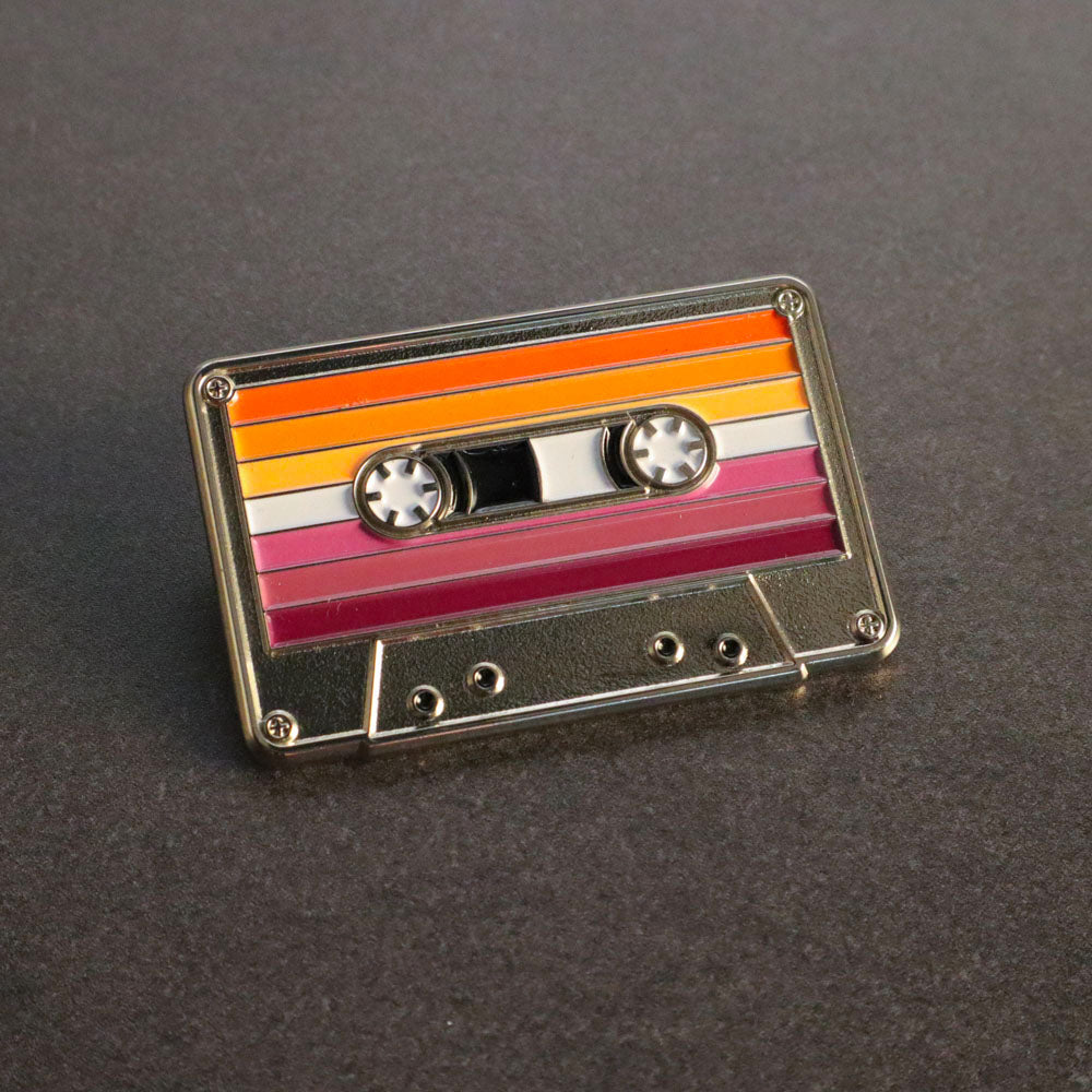 Lesbian Cassette Pin