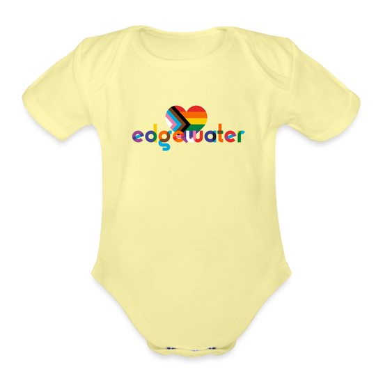 Pride Onesie - washed yellow