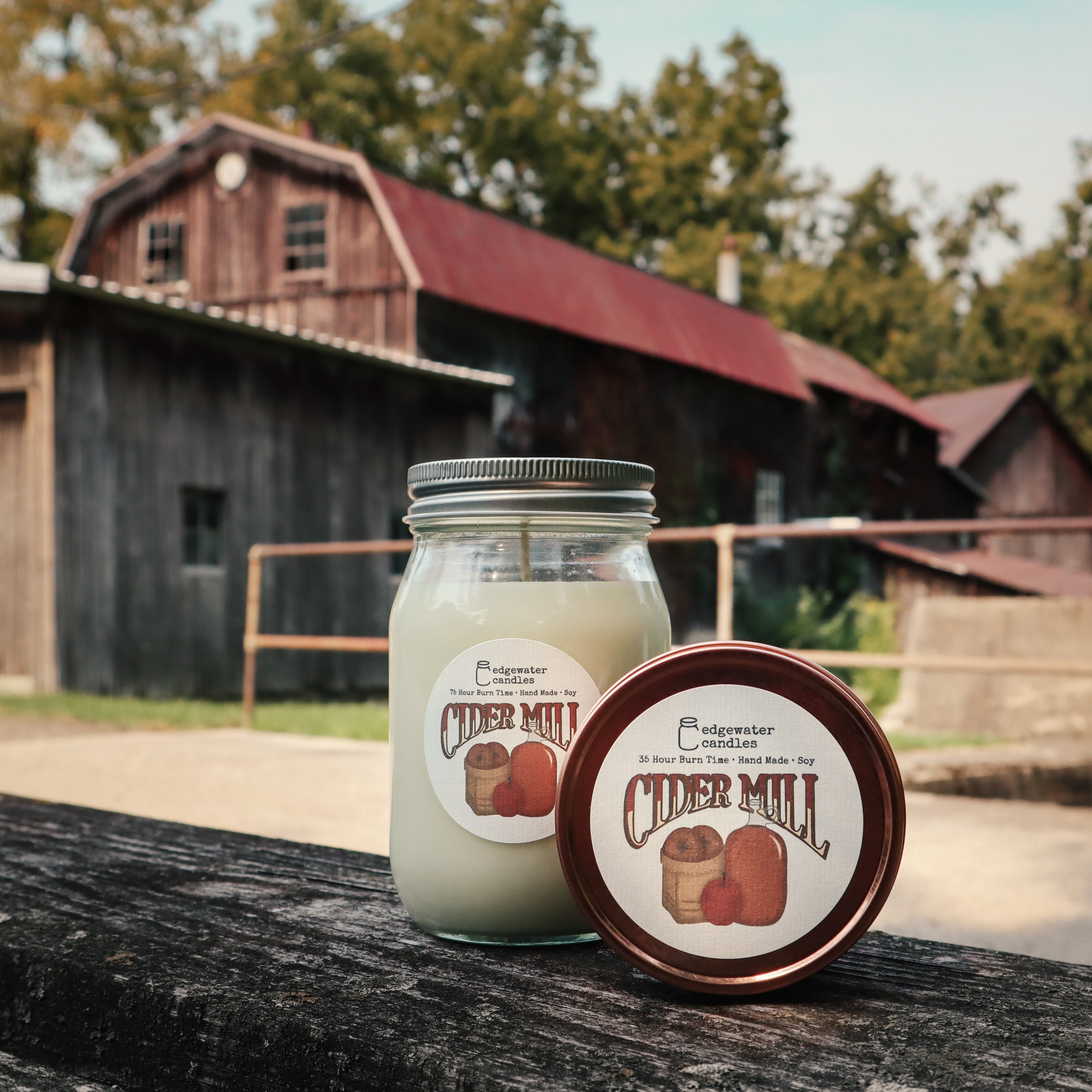 The Edgewater Candles team visits a Cider Mill!