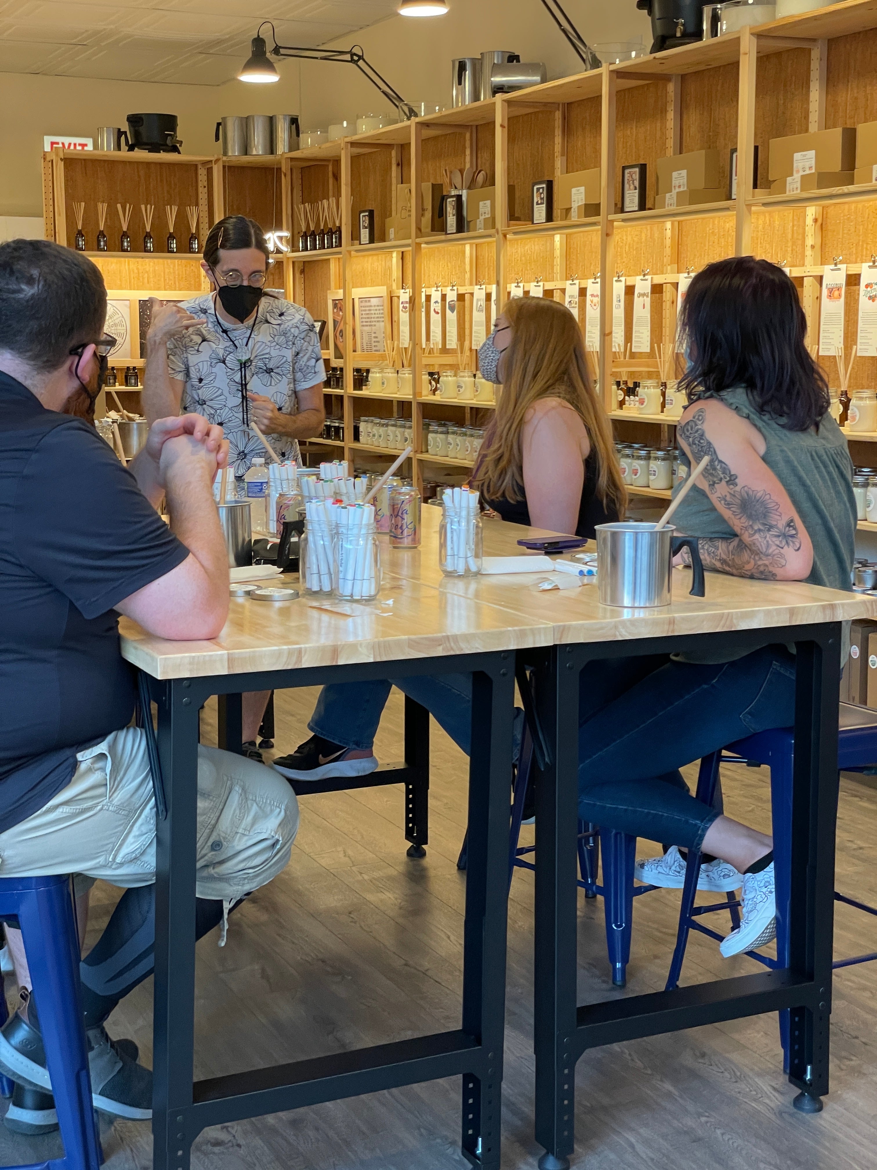 First candle class in the new store