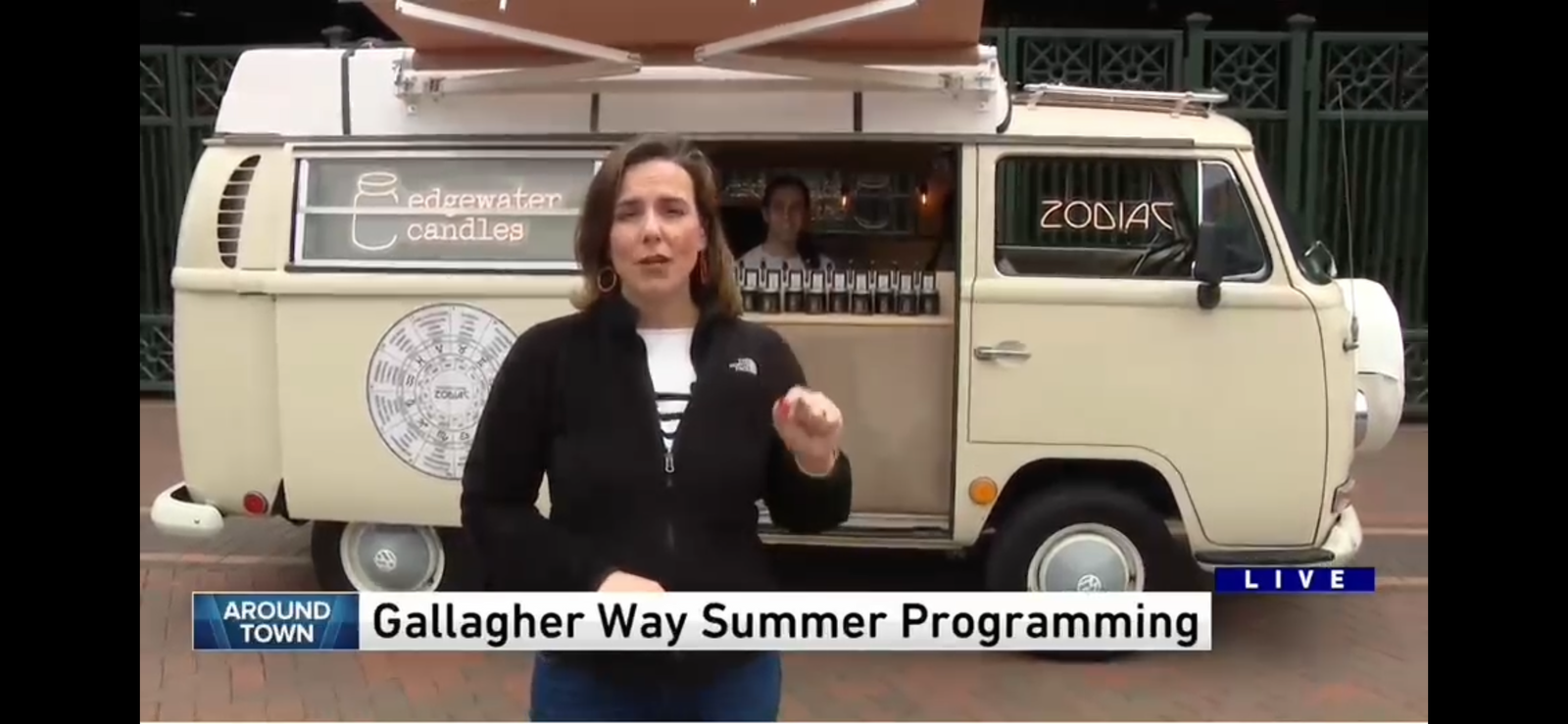 WGN features the Gallagher Way French Market & Edgewater Candles!