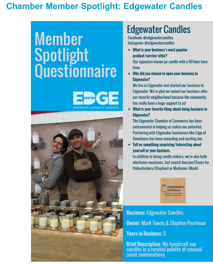 Edgewater Chamber of Commerce Spotlight