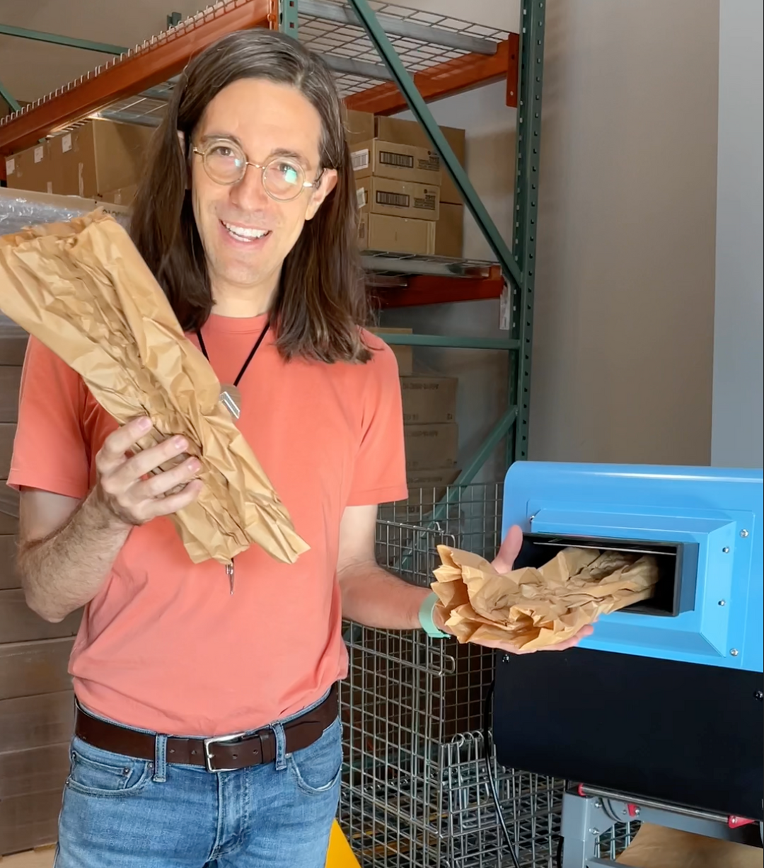 Recycled Paper Cushions as Packing Materials