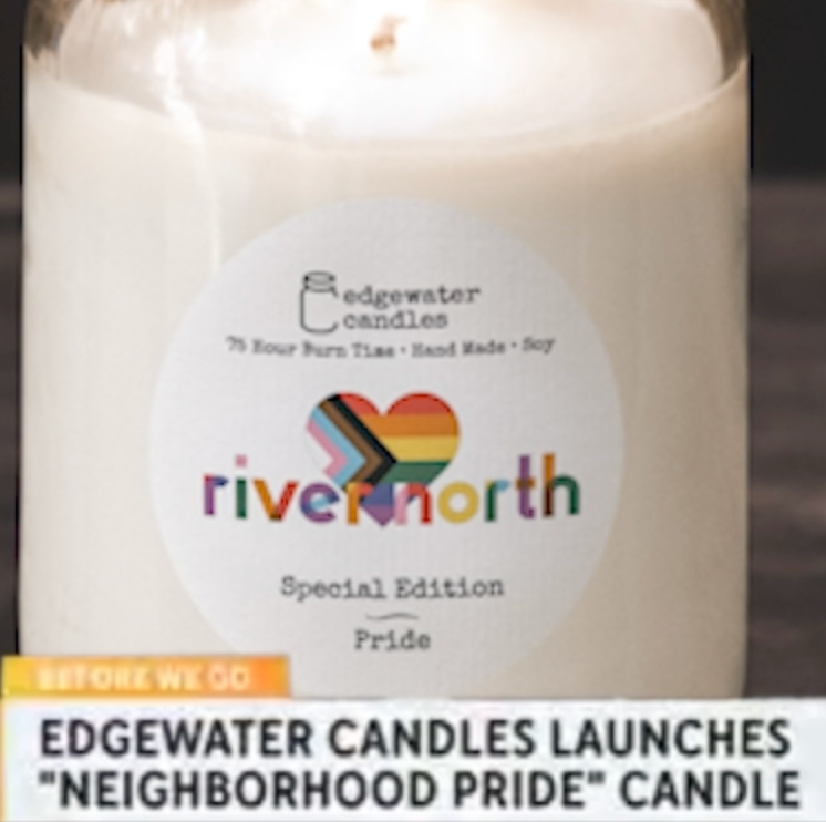 Chicago's CBS2 highlights Edgewater Candles Pride