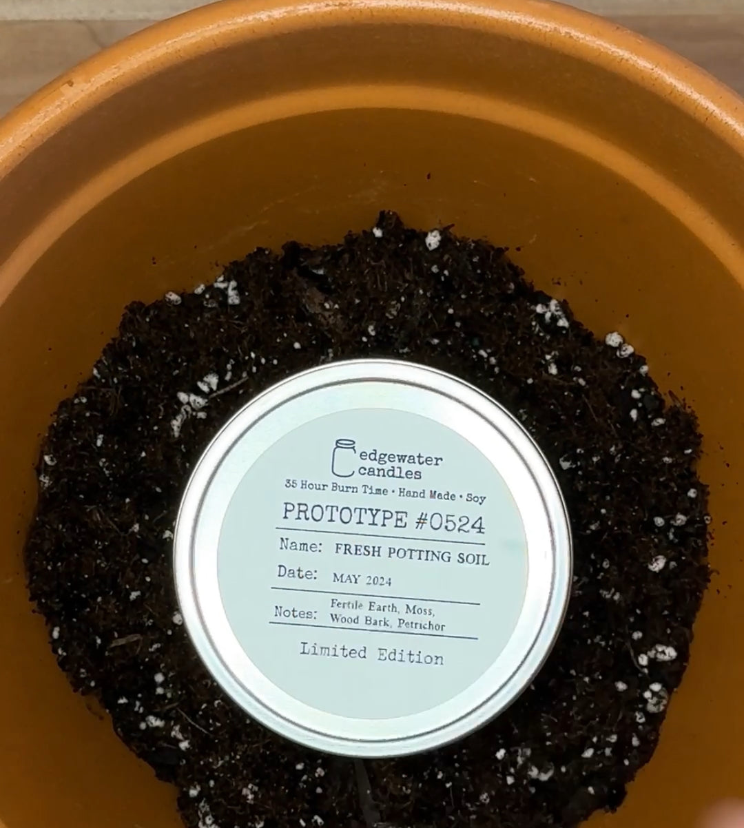 Fresh Potting Soil is the May 2024 Prototype Scent!