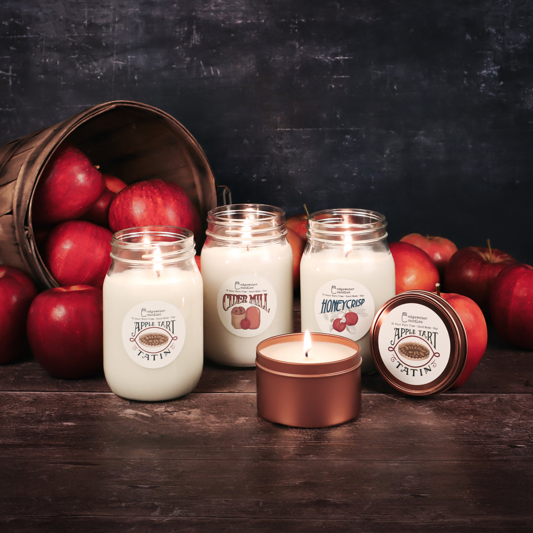 Our Apple Trio is back! Honeycrisp, Apple Tart Tatin, and Cider Mill are the scents of the season (+BTS)