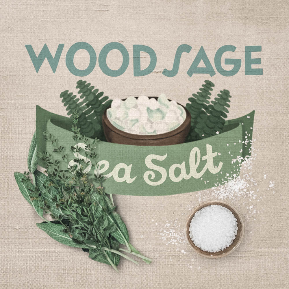 Wood Sage Sea Salt