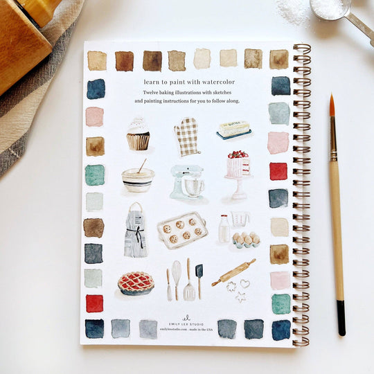 Watercolor Workbook Baking