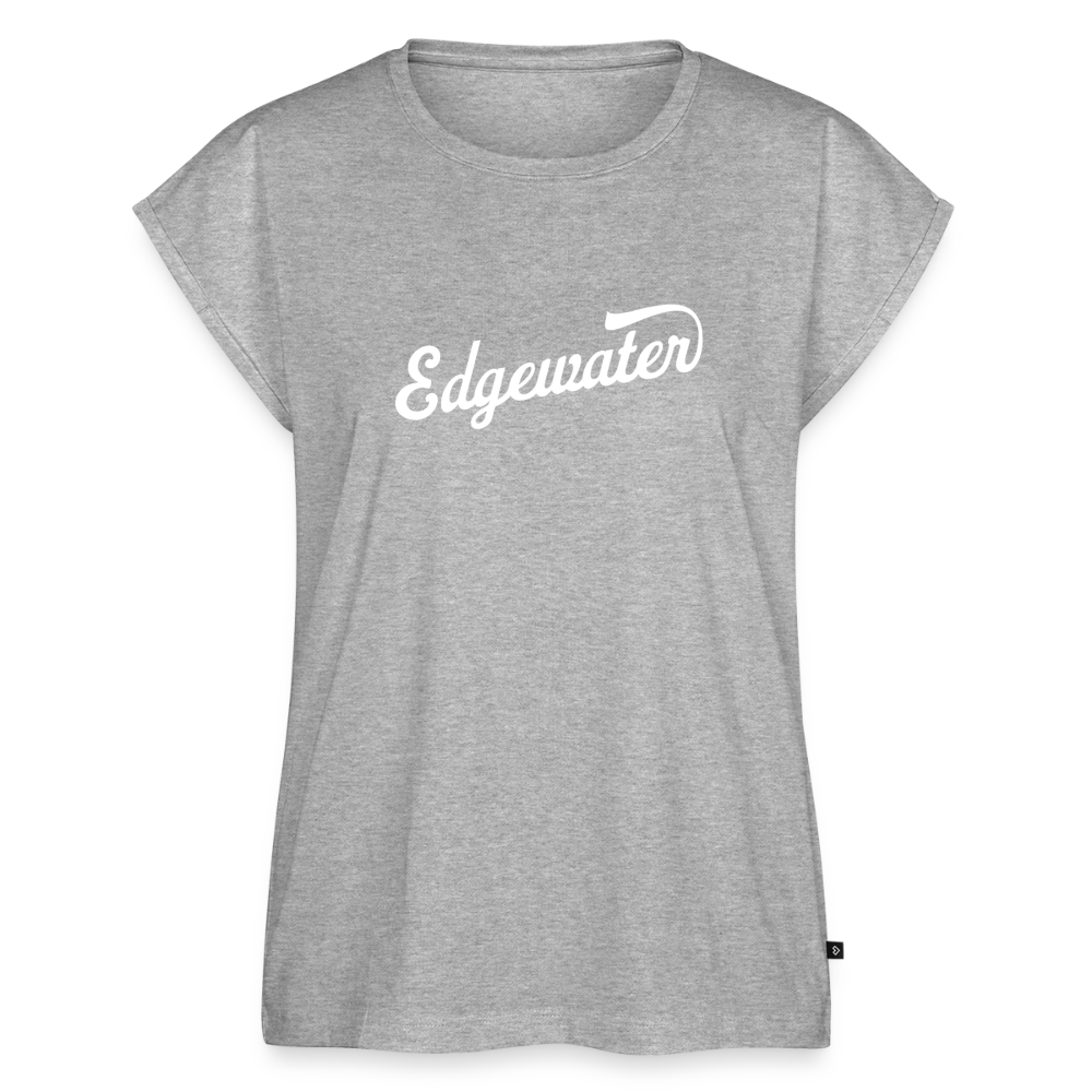 Women's Roll Cuff Edgewater T-Shirt - heather grey