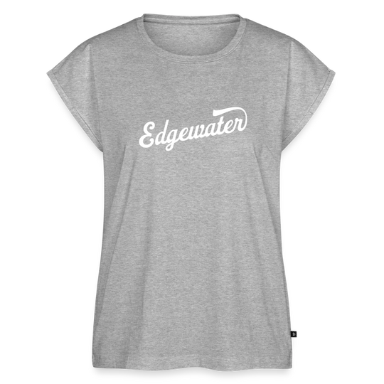 Women's Roll Cuff Edgewater T-Shirt - heather grey