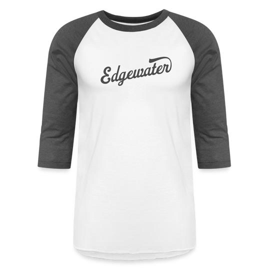 Edgewater Baseball T-Shirt - white/charcoal