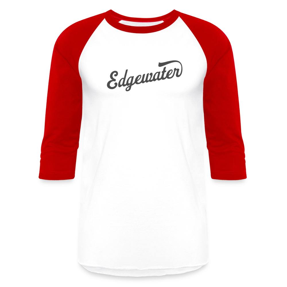 Edgewater Baseball T-Shirt - white/red