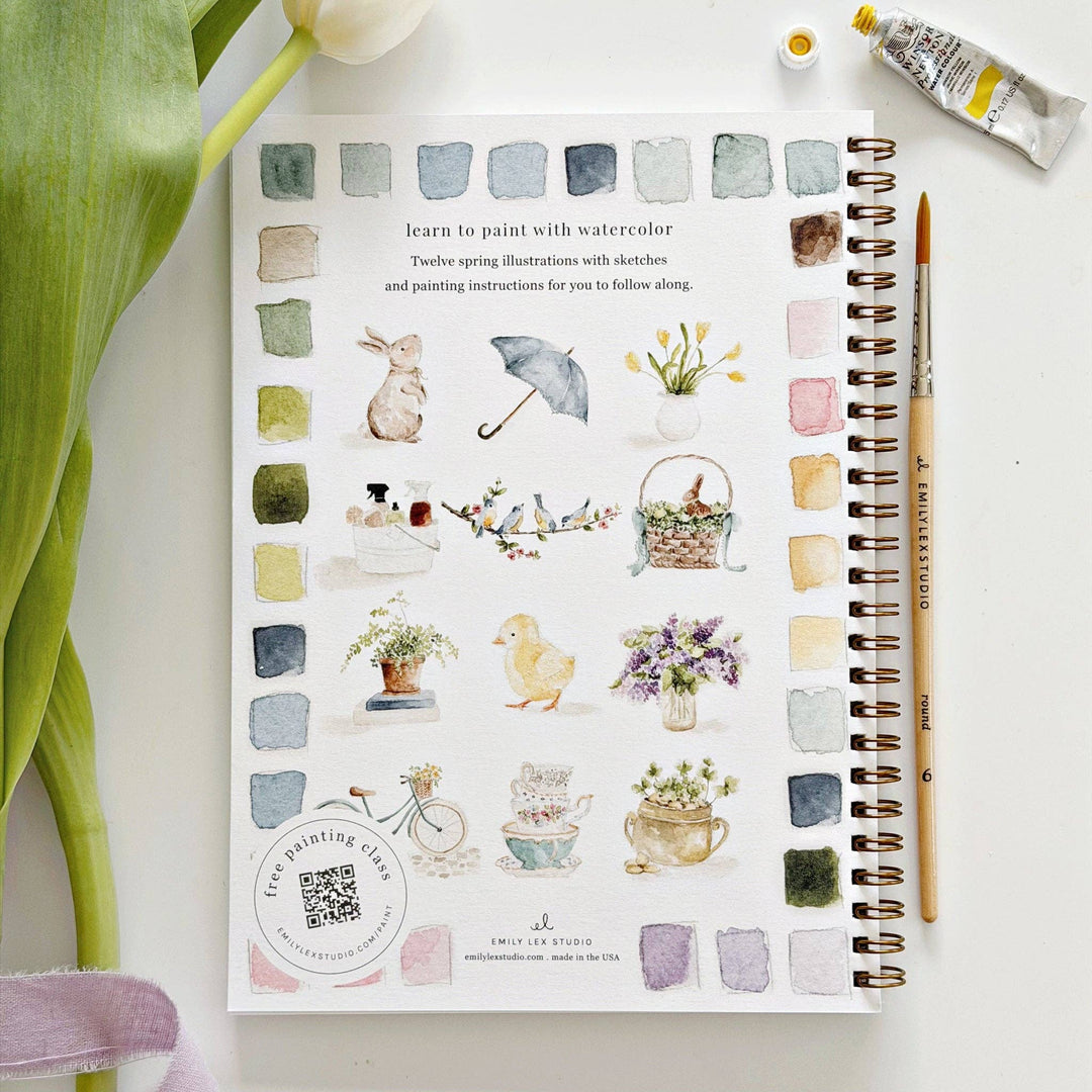 Watercolor Workbook Spring