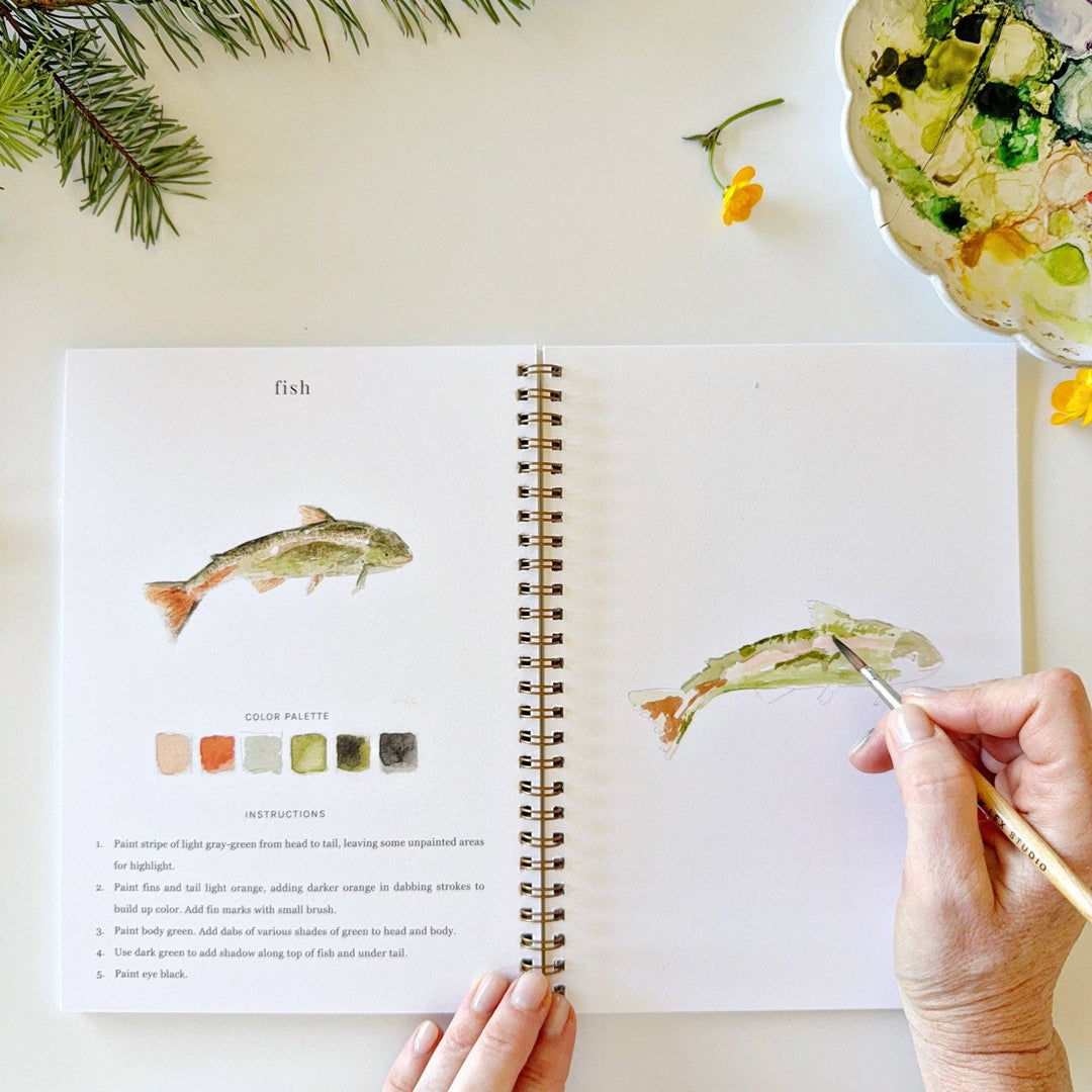 Watercolor Workbook Camping