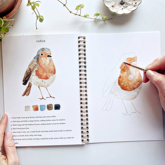 Watercolor Workbook Birds