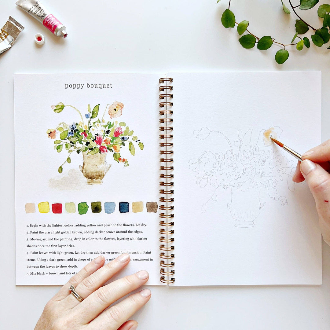 Watercolor Workbook Bouquets