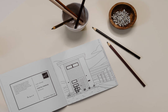Coolest Homes Ever (Mini Coloring Book)
