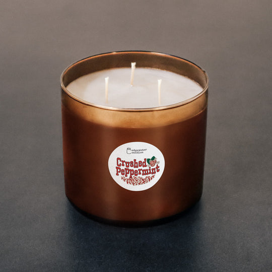 Statement Candle - Crushed Peppermint