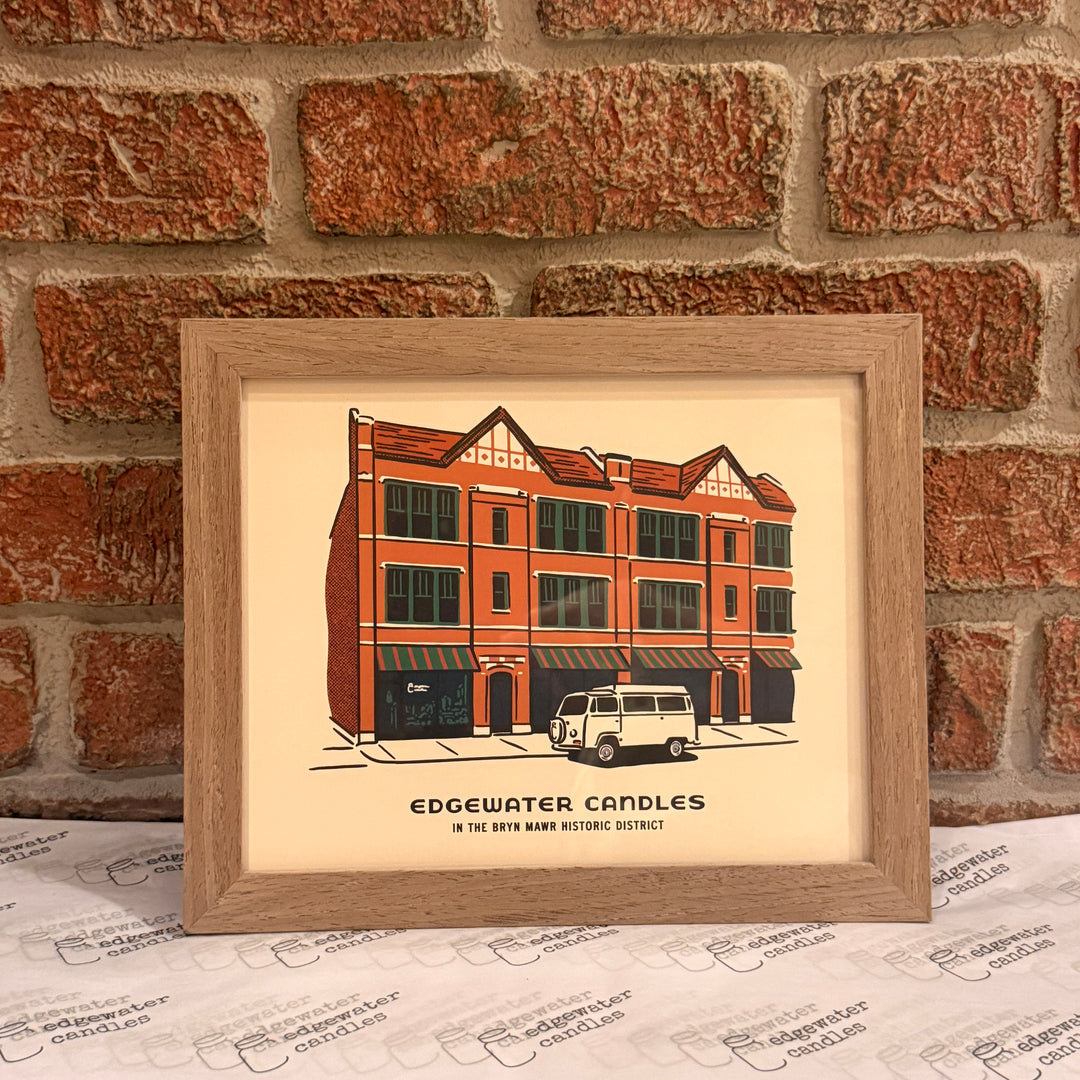 Edgewater Candles Print 8x10 Framed