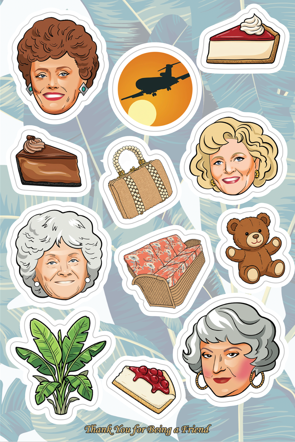 Golden Girls Sticker Sheet