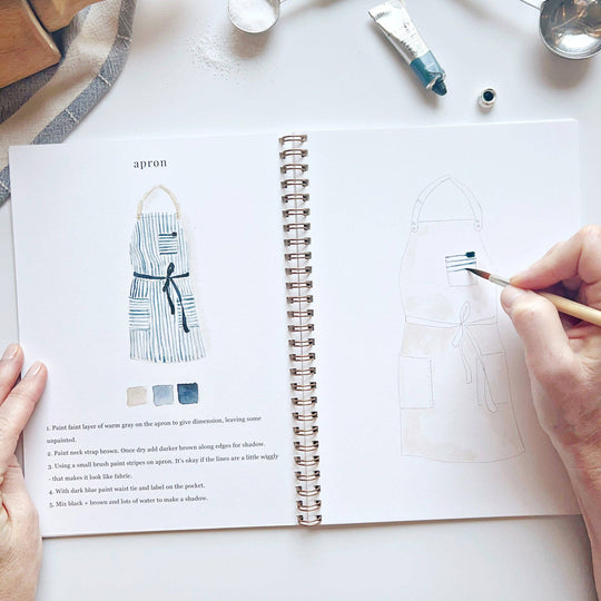 Watercolor Workbook Baking