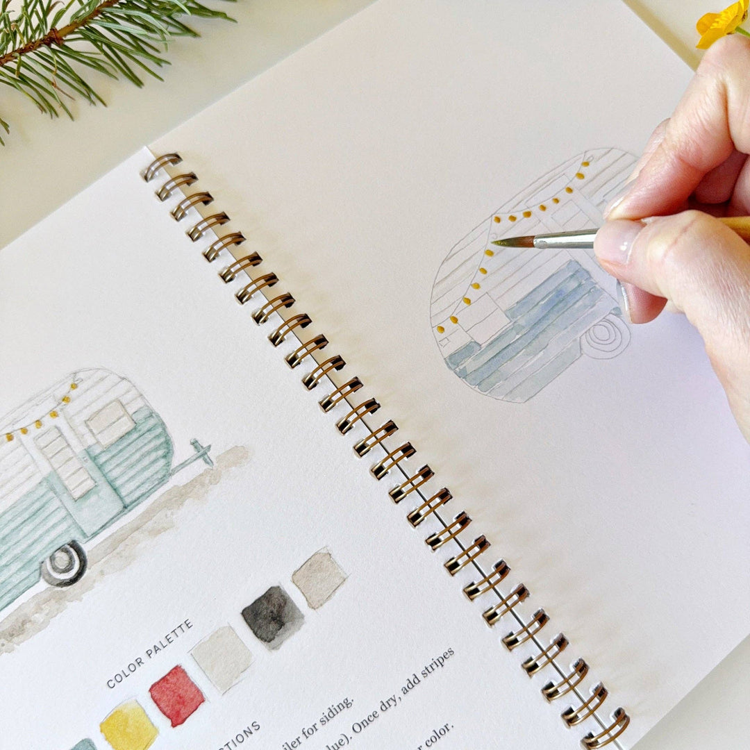 Watercolor Workbook Camping