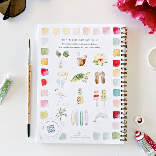 Watercolor Workbook Tropical