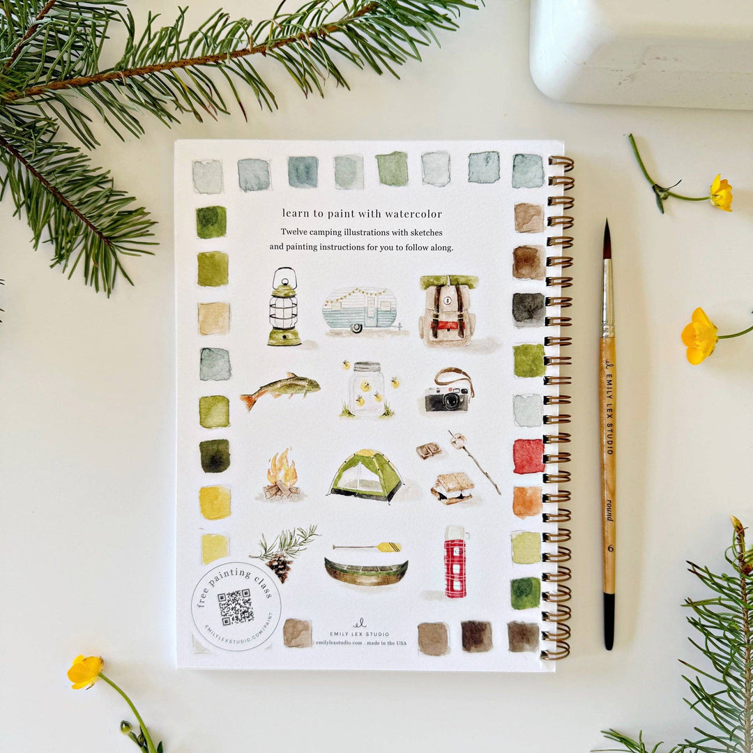 Watercolor Workbook Camping