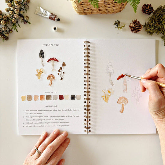Watercolor Workbook Woodland
