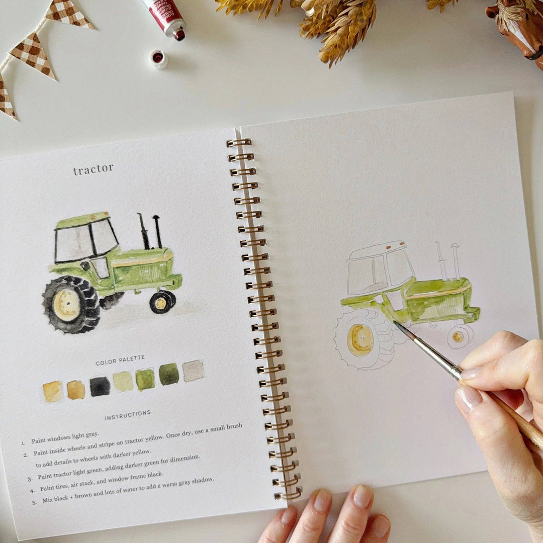 Watercolor Workbook Farm