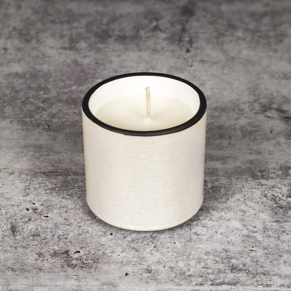 Linen Ceramic Candle Collection edgewater candles