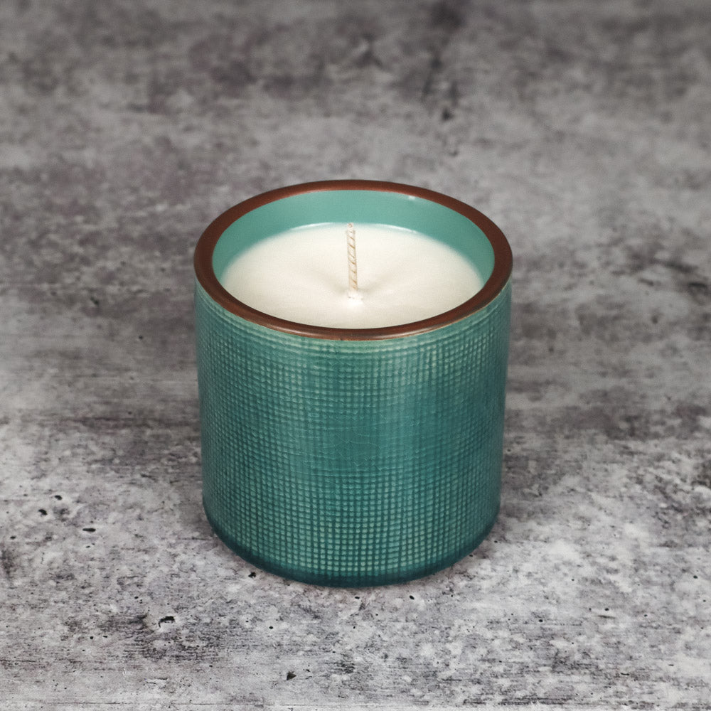 Linen Ceramic Candle Collection edgewater candles